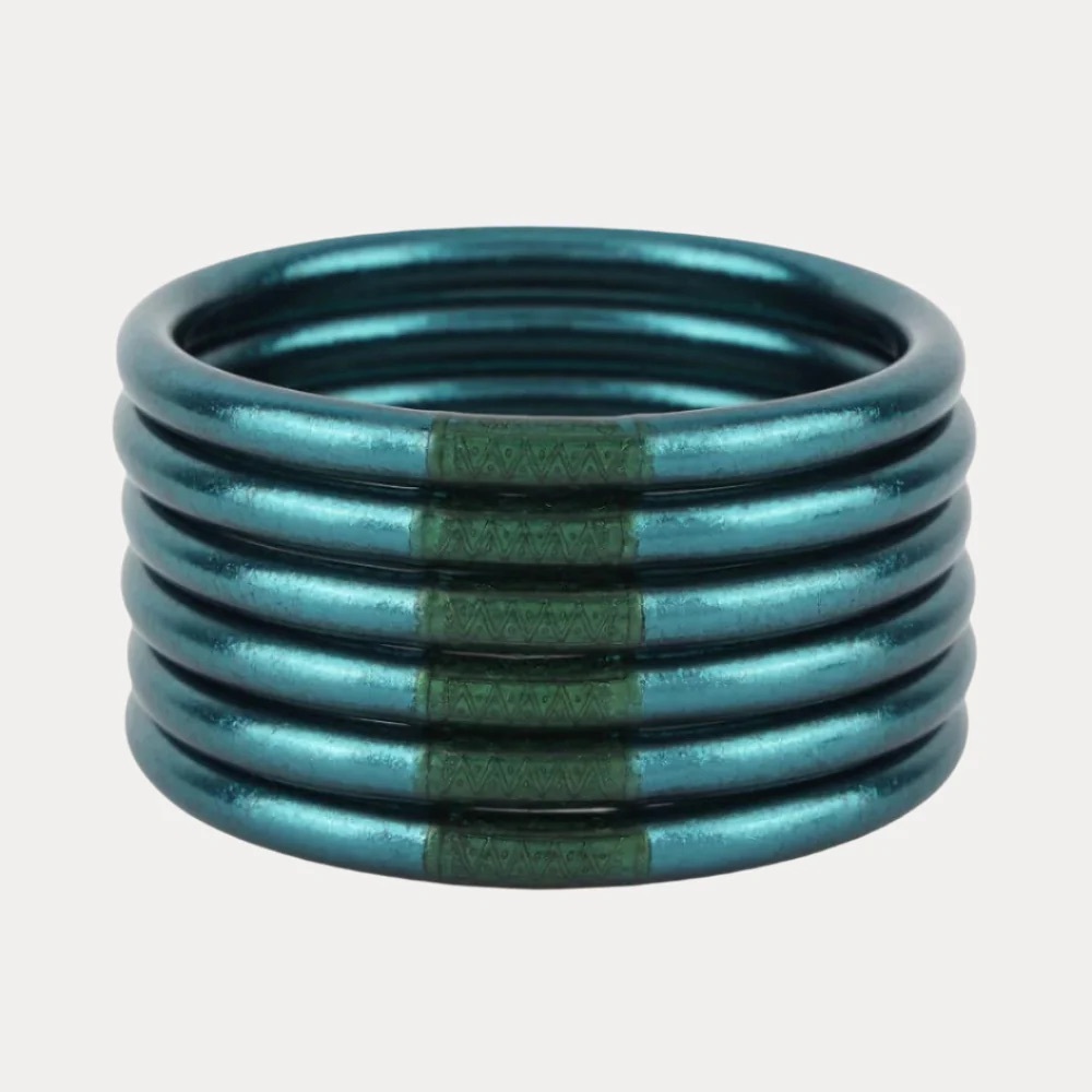 BuDhaGirl Plume All Weather Bangle Set• medium